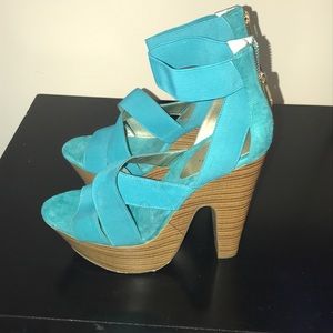 Turquoise Wedges from Steve Madden